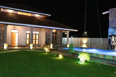 Front of property - evening/night