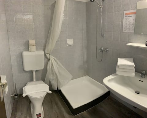 Free toiletries, hair dryer, towels, soap