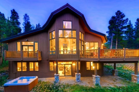 Enjoy the hot tub after a long day of skiing or hiking!