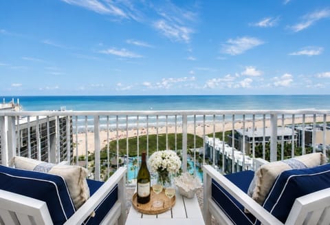 Beachside balcony