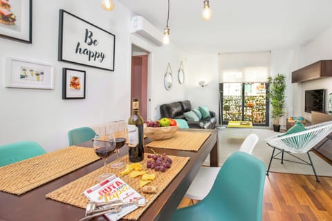 Apartment (4 Bedrooms) | Living area | 65-inch TV with cable channels