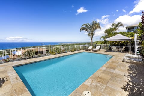 Enjoy a refreshing dip in the pool, accompanied by breathtaking views.