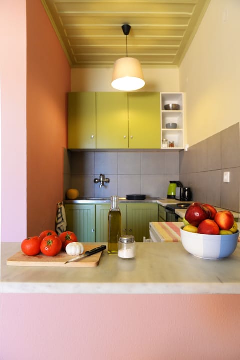 Family Bungalow, 1 Bedroom, Sea View, Sea Facing | Private kitchen | Fridge, oven, stovetop, coffee/tea maker