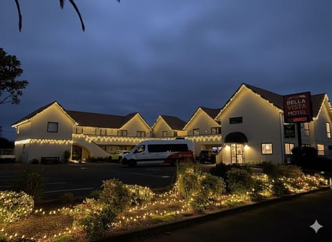 Front of property - evening/night
