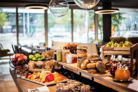 Daily buffet breakfast for a fee
