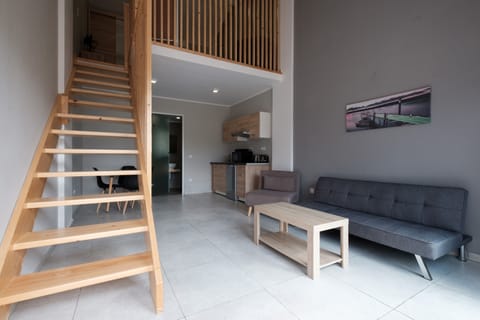 Suite (2 floors) | Private kitchen | Fridge, microwave, stovetop, electric kettle