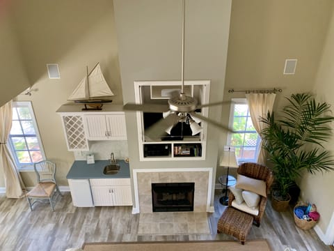 View from the upstairs master suite.