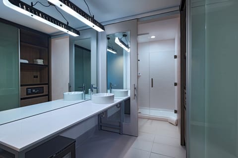 Free toiletries, hair dryer, towels, soap