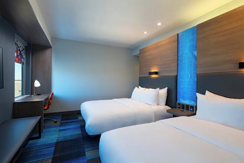 In-room safe, desk, laptop workspace, iron/ironing board