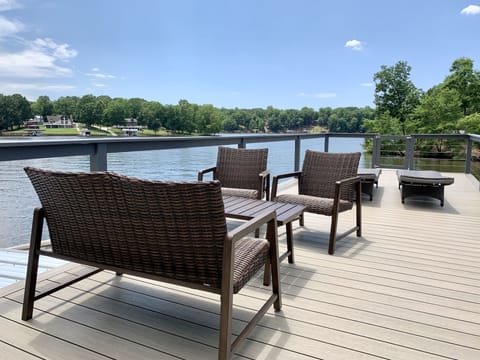 Favorite spot...sitting on the sundeck in late afternoon after a fun day