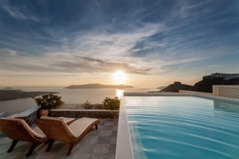 Grand Villa, Private Pool | Living area | 24-inch TV with digital channels