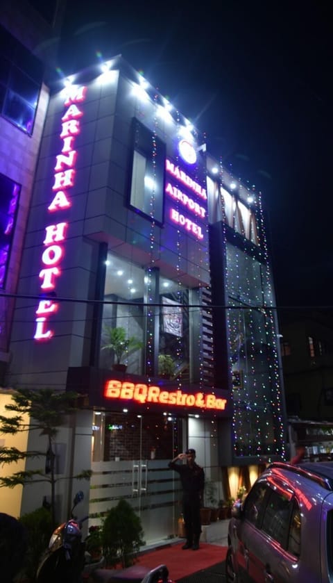 Front of property - evening/night