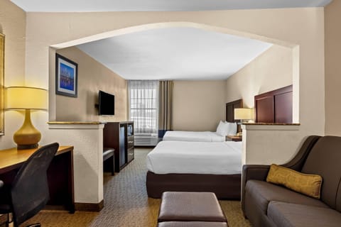 Suite, Multiple Beds, Non Smoking | Premium bedding, pillowtop beds, in-room safe, desk