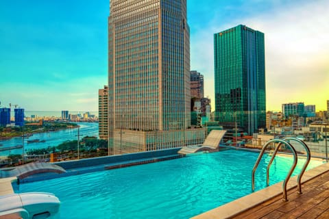 Outdoor pool, open 6:30 AM to 9:30 PM, sun loungers
