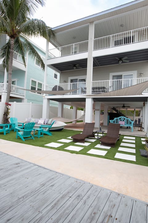 The back yard