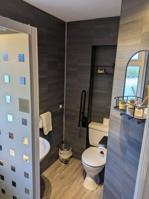 Classic Twin Room, Ground Floor | Bathroom | Shower, free toiletries, hair dryer, towels