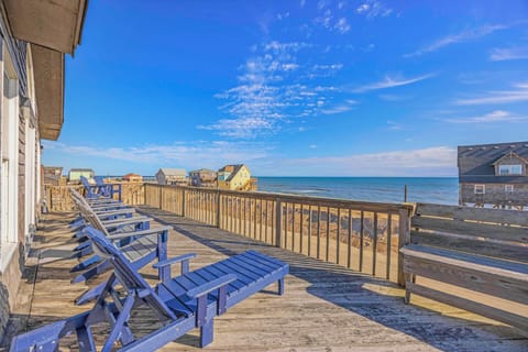 Relax on your private deck with ocean views, where comfortable lounge chairs await for morning coffee or sunset cocktails by the sea.