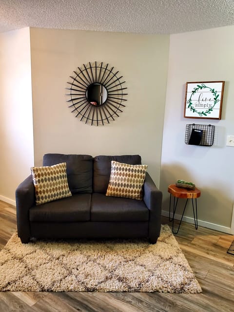 Sleeper sofa with twin bed