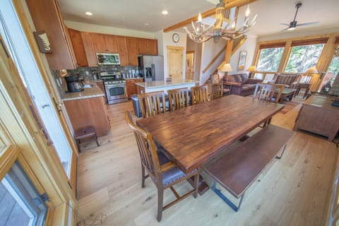 Separate dining space