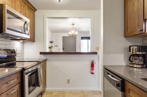Kitchen looking into Dining / Living Area