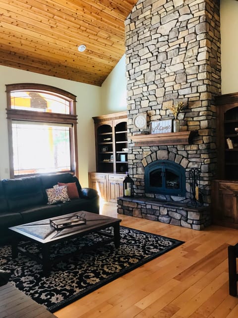 Time to get cozy by the fireplace(starter amount of wood will be provided)