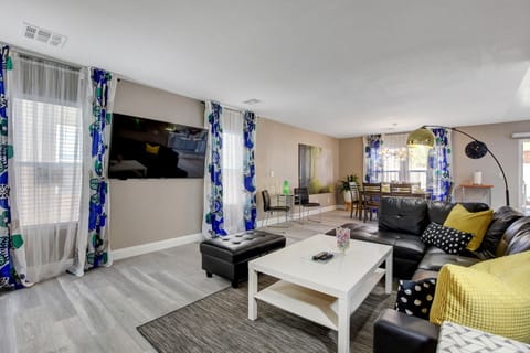 Bright and spacious living area