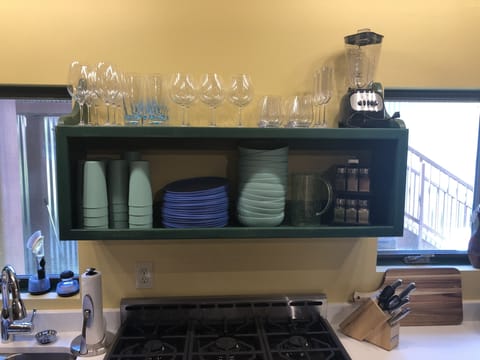 fully stocked kitchen