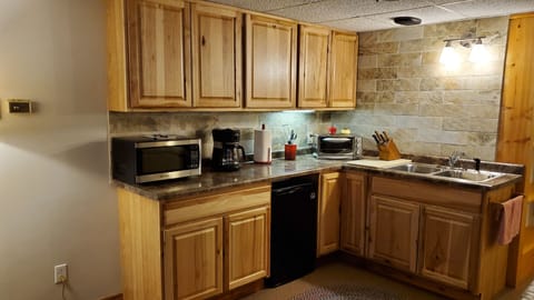 Partial Kitchen in the lower living room.
