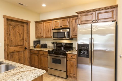 Well equipped kitchen.