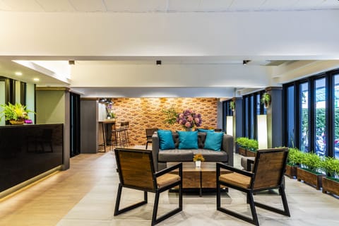 Lobby sitting area