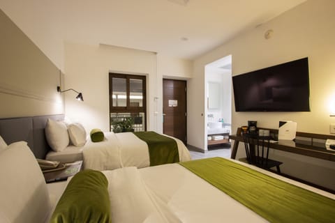 Superior Room, 2 Double Beds | In-room safe, iron/ironing board, free WiFi, bed sheets