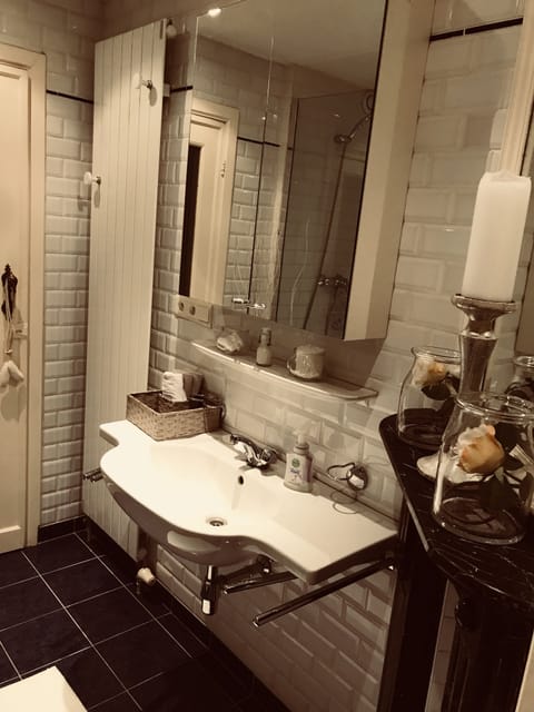 Deluxe Suite | Bathroom | Separate tub and shower, free toiletries, hair dryer, bathrobes
