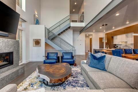 Main Level Great Room with Beautiful Hardwood Floors