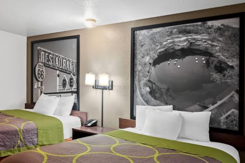 Room, 2 Queen Beds, Non Smoking | Desk, blackout drapes, iron/ironing board, cribs (free)