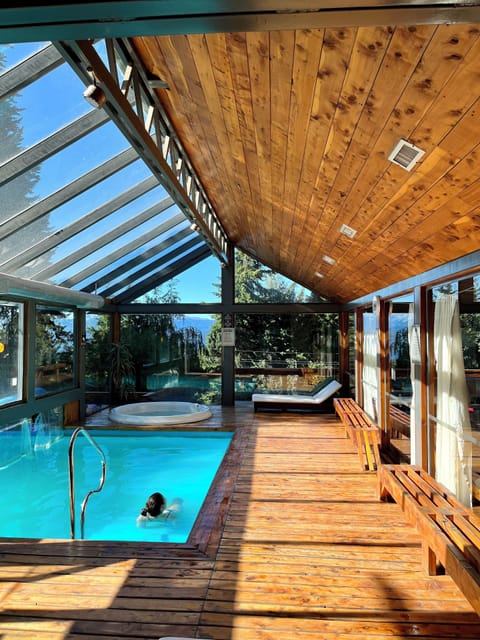 Indoor pool, outdoor pool