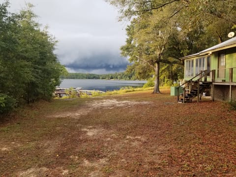 Side of property leading to the lake