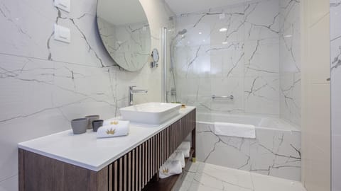 Free toiletries, hair dryer, bathrobes, slippers