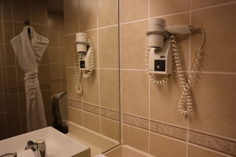 Suite | Bathroom | Free toiletries, hair dryer, slippers, towels