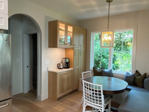 Dining banquet and coffee bar/ pantry