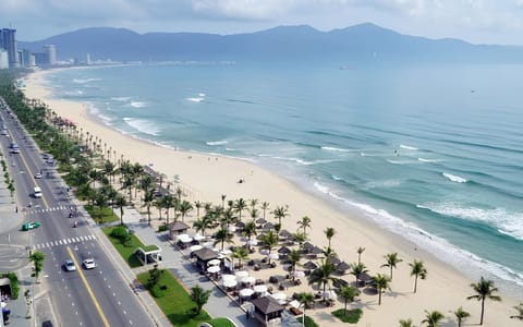 Beach nearby, white sand