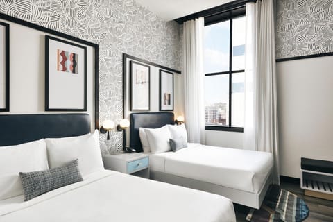 Down comforters, desk, laptop workspace, free WiFi