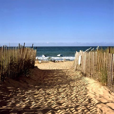 On the beach