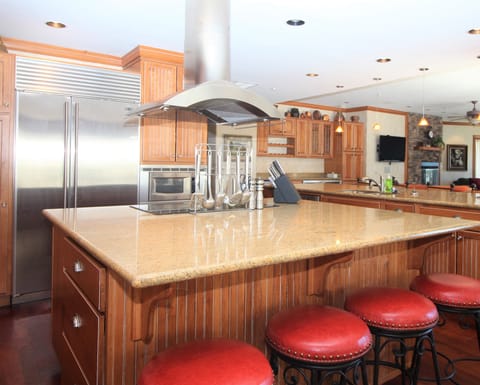TWO HUGE KITCHEN ISLANDS