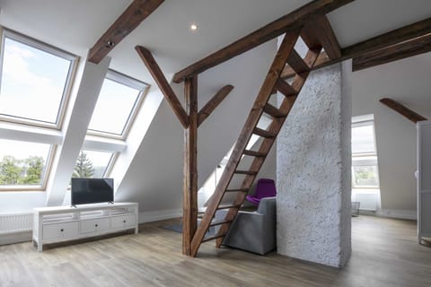 Deluxe Apartment | Desk, laptop workspace, blackout drapes, soundproofing