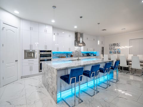Fully Renovated Kitchen with top-of-the-line appliances, Dolomite Countertops