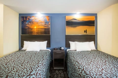 Double Room, 2 Double Beds | Premium bedding, desk, blackout drapes, iron/ironing board (on request)
