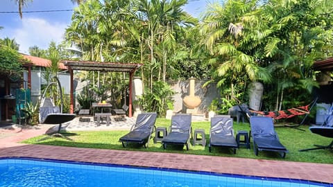 Outdoor pool, open 6:00 AM to 9:30 PM, pool umbrellas, sun loungers