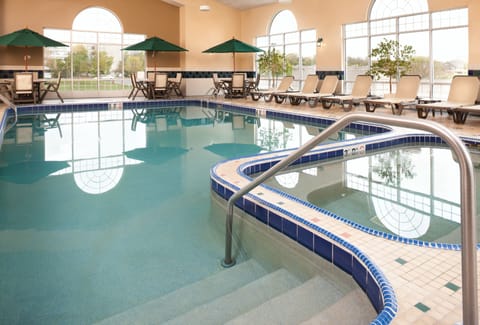 Indoor pool, open 6:00 AM to 11:00 PM, sun loungers