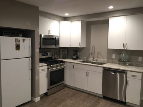 Joten Lake garden space has a second kitchen for extra cooking space. 