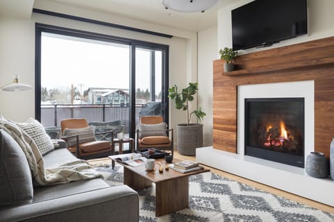 Living room with sleeper sofa